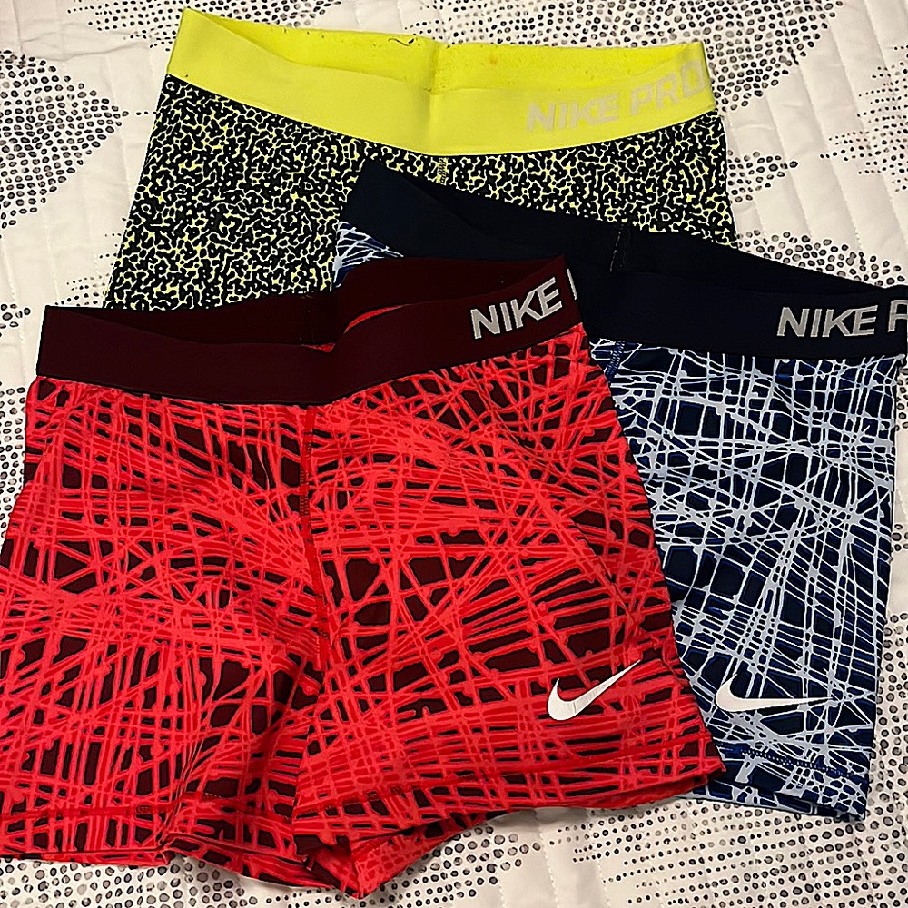 Nike Pro Shorts - 4 pairs